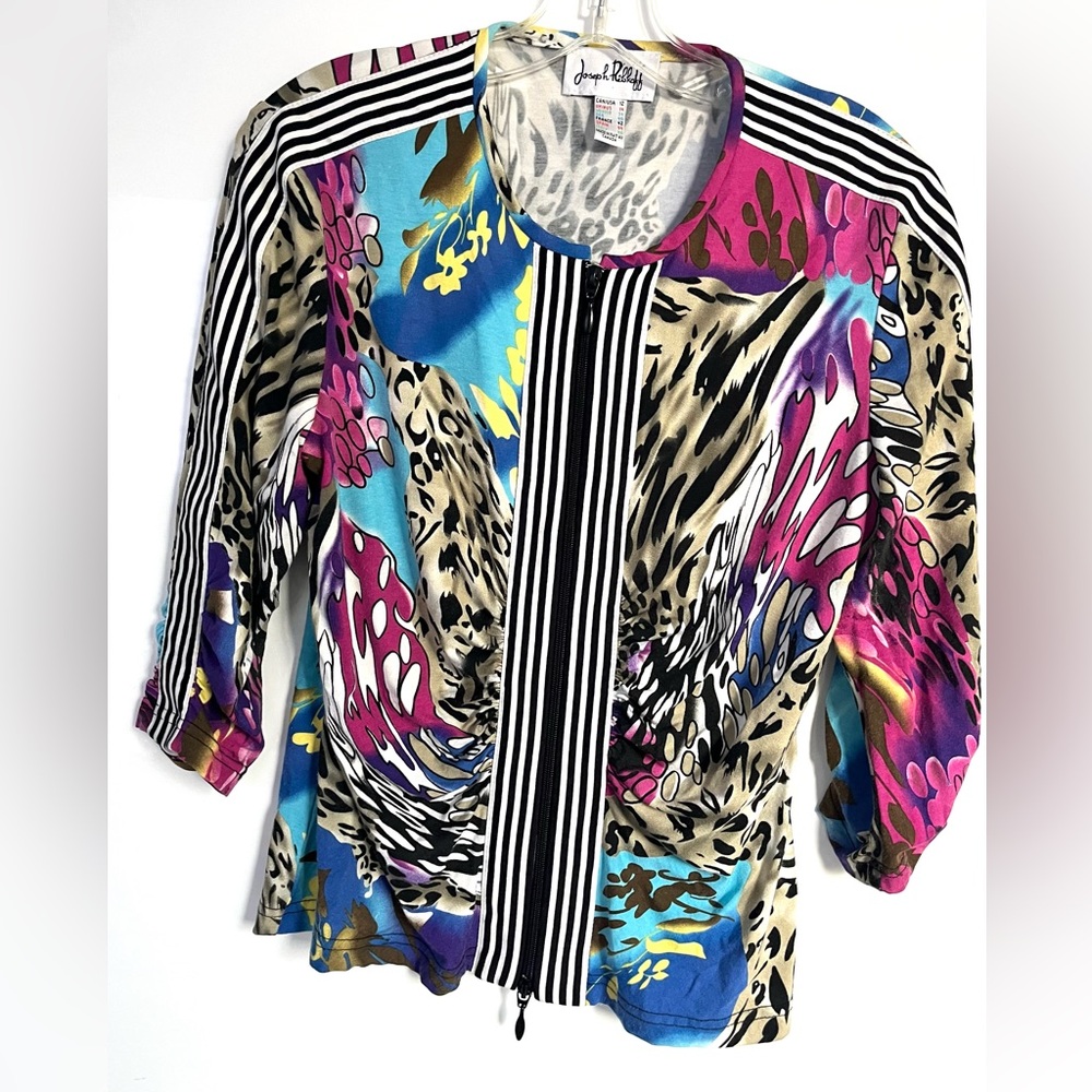 Joseph Ribcoff Front Zip Top